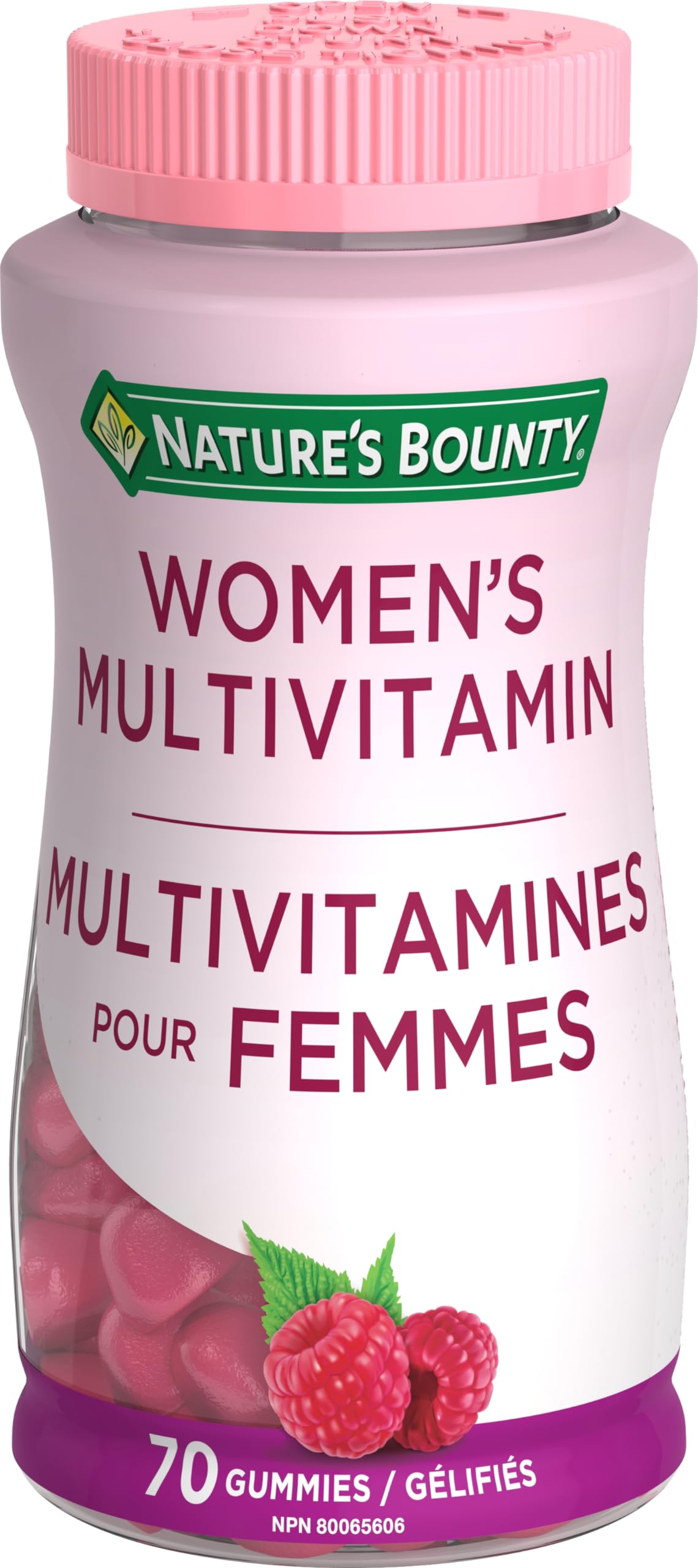 Nature's Bounty Women's Multivitamin Gummies, Helps Maintain Eyesight, Skin, and Immune Function. Helps in Development of Bone, Cartilage, Teeth, and Gums. Helps Thyroid Gland Function, 70 Count