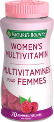 Nature's Bounty Women's Multivitamin Gummies, Helps Maintain Eyesight, Skin, and Immune Function. Helps in Development of Bone, Cartilage, Teeth, and Gums. Helps Thyroid Gland Function, 70 Count