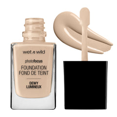 Wet n Wild Photo Focus Dewy Liquid Foundation Makeup, Shell Ivory