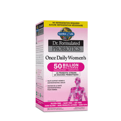 Garden of Life - Dr. Formulated Probiotics Once Daily Women's | Supports Women's Gut Health & Digestion | Eases Gas & Bloating | 50 Billion CFU + 16 Probiotic Strains | Gluten Free, Dairy Free, Soy Free