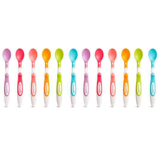 Munchkin Soft-Tip Baby Spoons, BPA Free, 12 Pack