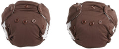 Lil Joey All-In-One Cloth Diaper, Root Beer, Pack of 2