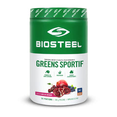 Biosteel Sport Greens Vegan Superfood Powder, High Antioxidants, Pomegranate Berry, 306 gram