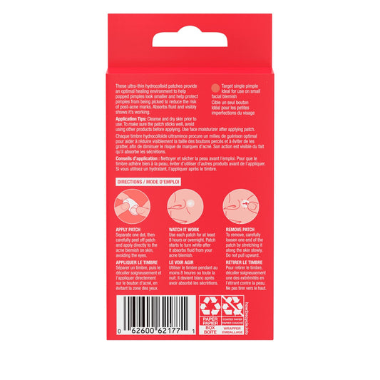 Neutrogena Stubborn Acne Blemish Patches, Hydrocolloid Spot Treatment, Pimple Care Patch, Hypoallergenic, 24 Patches Per Pack