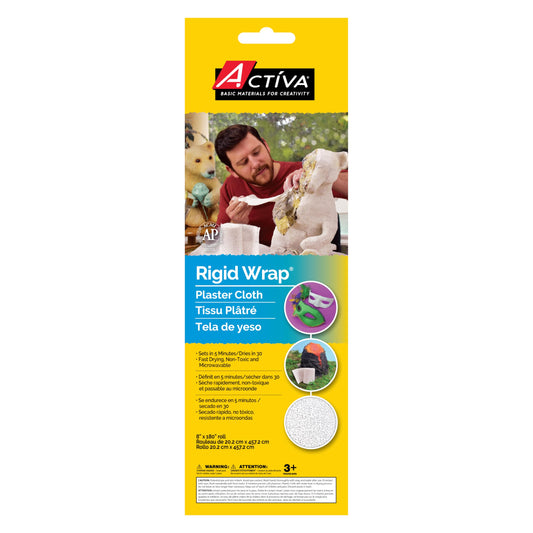 Activa 233 Rigid Wrap Plaster Cloth, 8-Inch by 180-Inch