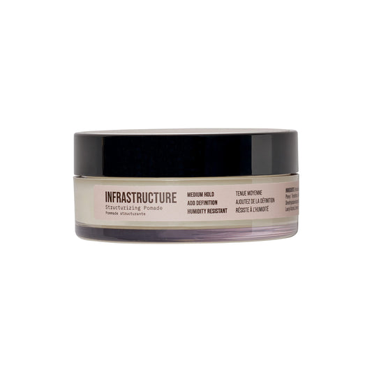 AG Care Infrastructure Structurizing Pomade with Thickening Hair Fiber -- Humidity-Resistant, Medium Hold Hair Paste for Frizz-Free Volume and Structured Style, 2.5 Fl Oz