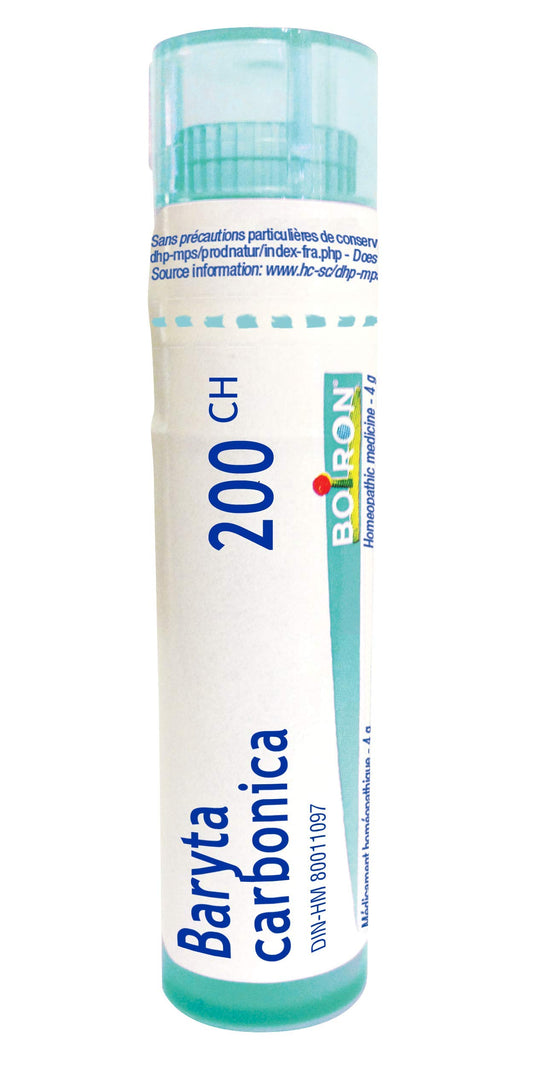 Baryta carbonica 200ch,Boiron homeopathic medicine, 4g