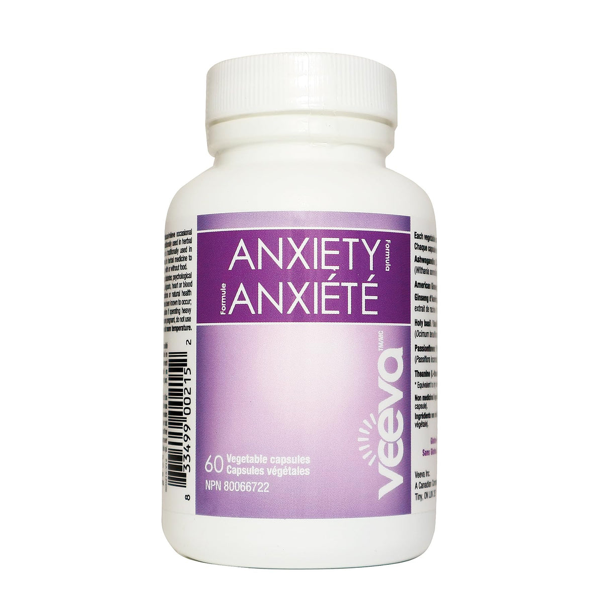 Veeva Anxiety (60 Capsules) 60 count