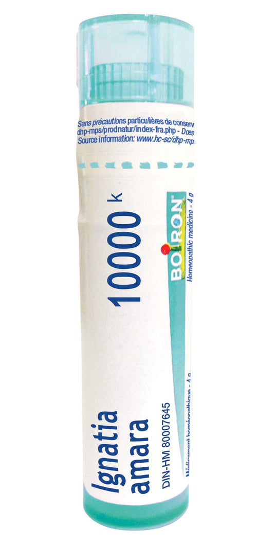 Boiron Ignatia amara 10m,Homeopathic medicine. Each tube contains 4 g (approximately 80 pellets)