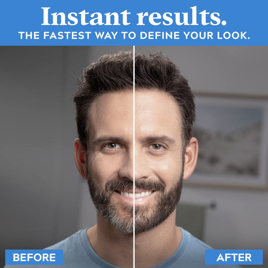 Just for Men 1-Day Beard & Brow Color, Temporary Color for Beard and Eyebrows, For a Fuller, Well-Defined Look, Up to 30 Applications, Darkest Brown-Black (1 Count)