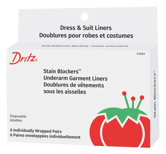 Dritz Stain Blockers Underarm Garment Liners-6/Pair