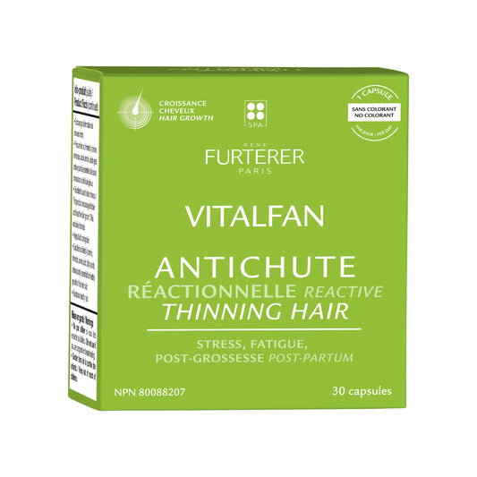 René Furterer - VITALFAN - Reactional Hair Thinning - Dietary Supplement, Sudden Temporary Thinning Hair- 30 caps