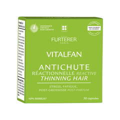 René Furterer - VITALFAN - Reactional Hair Thinning - Dietary Supplement, Sudden Temporary Thinning Hair- 30 caps
