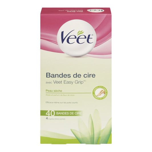 Veet,-Wax-Strips-with-Easy-Gelwax,-Hair-Removal,-Remove-the-Shortest-Hairs,-Dry-Skin,-Legs-&-Body,-40-Count