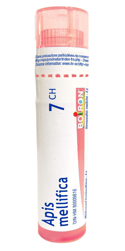 Apis mellifica 7ch,Boiron homeopathic medicine, 4g