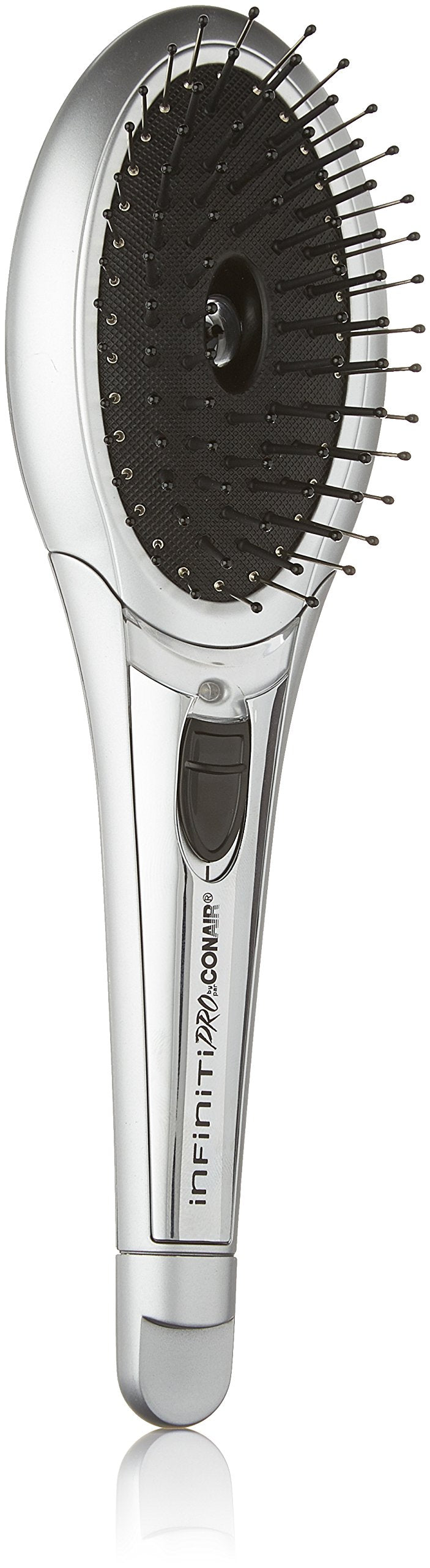 InfinitiPro by Conair The Ultimate Hair Straightener Brush, Removes Static and Frizz