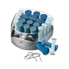 Conair Compact Multi-Size Hot Rollers Heat Setter; BLUE/GREEN