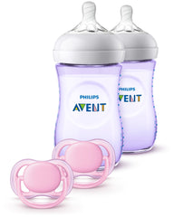 Philips Avent Natural Fashion Gift Set, Purple, SCD113/23
