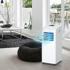 8000 BTU (ASHRAE) Portable Air Conditioner with Dehumidifier Function, 230 sq ft, R410A