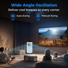 10000 BTU Portable Air Conditioner with Remote Control, 4 Modes, Cools up to 350 sq ft