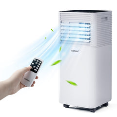 8000 BTU 3-in-1 Air Cooler with Dehumidifier and Fan Mode, Black, Cools 230 sq ft