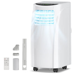 8000 BTU Portable Air Conditioner with Dehumidifier Function and Sleep Mode, 230 sq ft