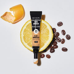 Revlon ColorStay Skin Awaken 5-in-1 Concealer, Lightweight, Creamy Longlasting Face Makeup with Caffeine & Vitamin C, For Imperfections, Dark Circles & Redness, 002 Universal Brightener, 0.27 fl oz/ 8ml