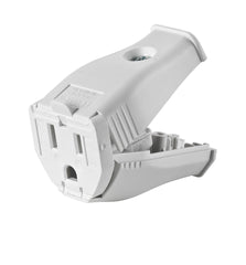 Leviton Grounding Cord Outlet, 3W102-HWH, White