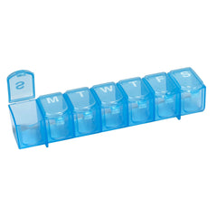 Ezy Dose Weekly (7-Day) Push N' Pop Pill Planner (Large)│ Organize Pills and Vitamins│ Easy to Open, Color may vary
