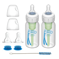 Dr. Brown’s Natural Flow Anti-Colic Options+ Specialty Feeding Set, 4 oz, 2 Pack