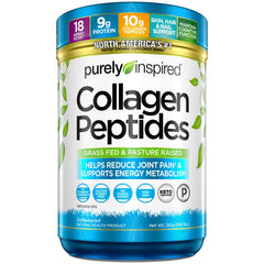 Purely Inspired Collagen Peptides Powder for Women & Men (Unflavoured) - Paleo & Keto-Friendly Supplement for Healthy Skin & Hair - Grass-Fed & Pasture Raised - 282g, 28 Servings (Pack of 1)