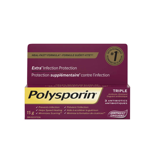 Polysporin Triple Antibiotic Ointment 15g 15 gram