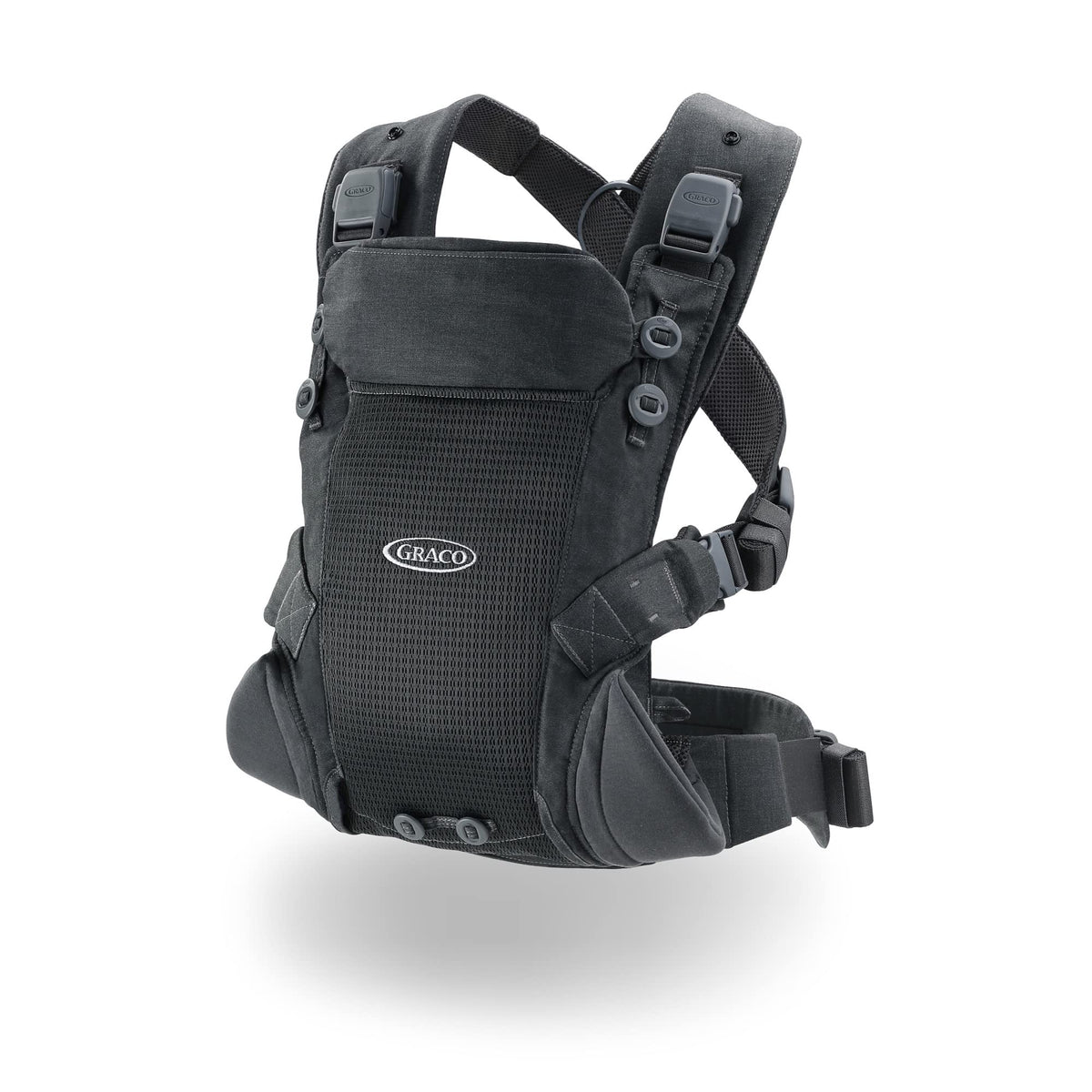 Graco Cradle Me Lite 3 in 1 Baby Carrier - Charcoal Grey, Supports 3.6-13.6 kg (8-30 lb)