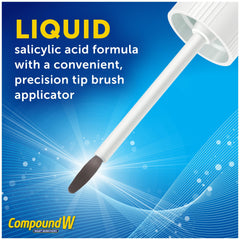 Compound W Wart Remover, Extra-Strength Fast Acting Liquid Salicylic Acid - 10ml - For Treatment & Common/Plantar Wart Removal (Packaging May Vary)
