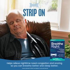 Breathe Right Extra Strength Nasal Strips, Clear, 44 count