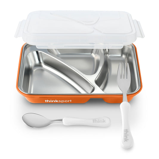 Thinksport Food Container, Medium, Orange