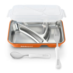 Thinksport Food Container, Medium, Orange