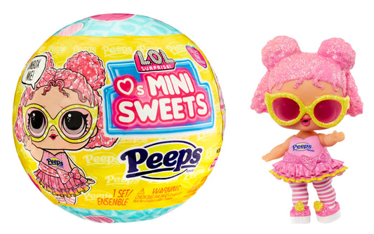 LOL Surprise! Loves Mini Sweets - Peeps Fluff Chick with Collectible Doll, 7 Surprises, Spring Theme, Peeps Limited Edition Doll- Great Gift for Girls Age 4+