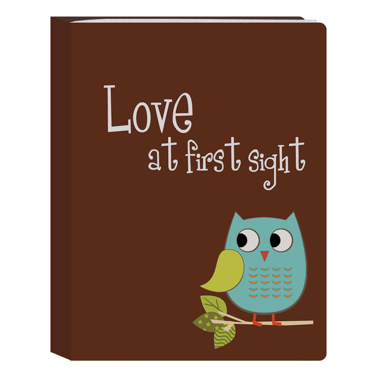 Pioneer Photo Albums I-46B/O 36-Pocket Baby Owl Designer Photo Album, Blue