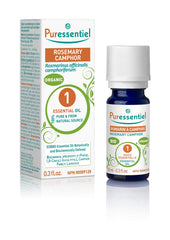 PURESSENTIEL - Rosemary Camphor Bio Essential Oil - Muscle Soothing & Energizing - 10ml