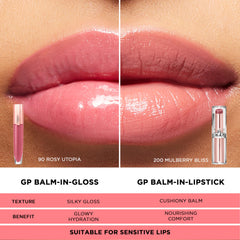 L’Oréal Paris Glow Paradise Balm-in-Lipstick, Tinted Lip Balm with Pomegranate Extract for Sensitive Lips, Pastel Exaltation, 0.1 oz.