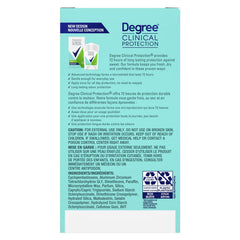 Degree Clinical Protection Antiperspirant Stick for sweat protection Stress Control antibacterial odour protection 48 g