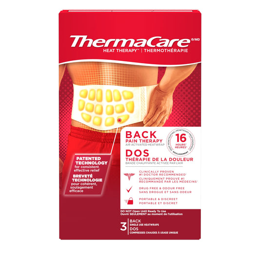 Thermacare Heatwrap Advanced Back Pain Therapy, 3 Count