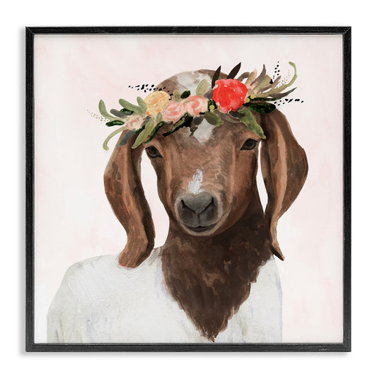 Stupell Industries Home Fancy Pants Piglet in Pink Tutu and Feathers Stretched Canvas Wall Art, Multi-Color