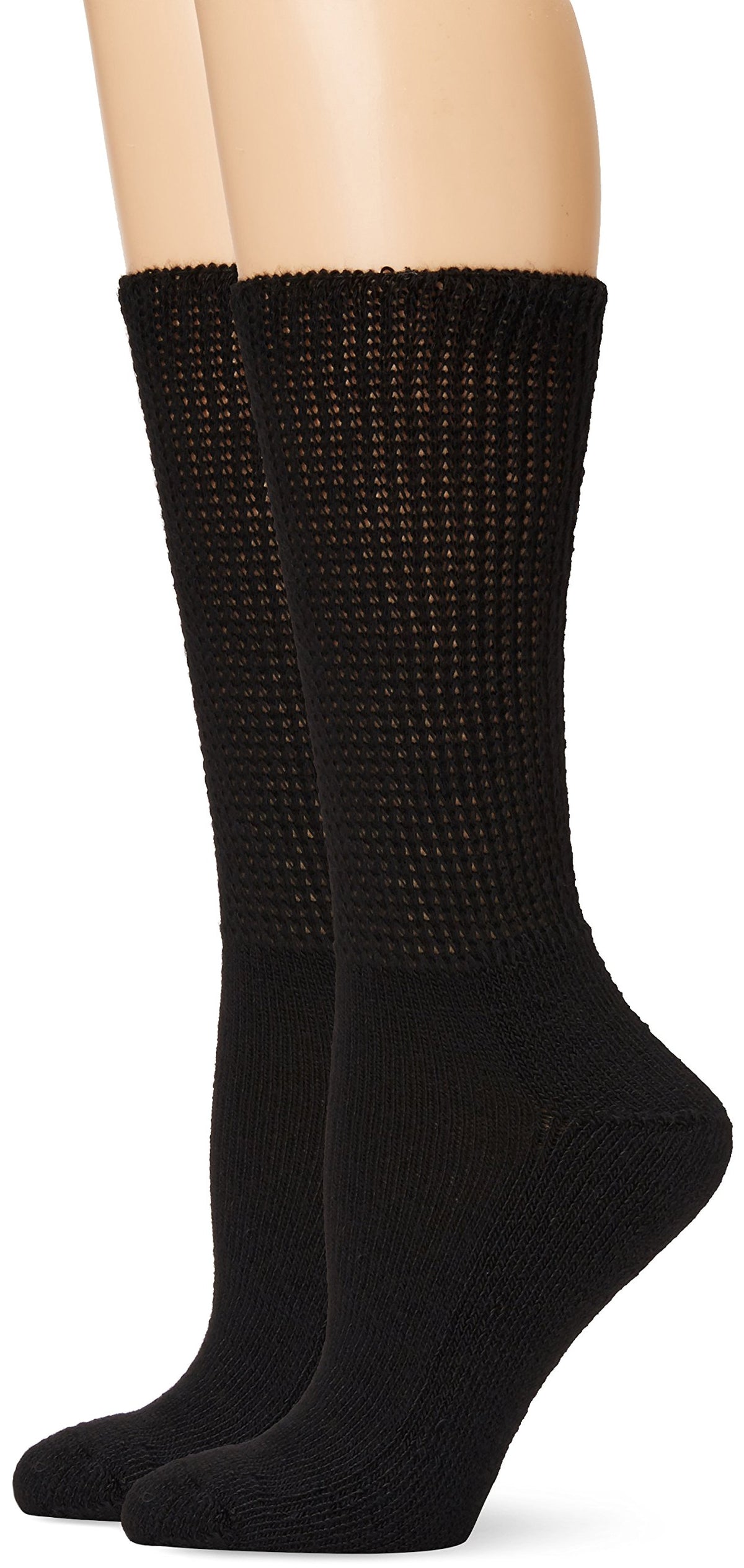 Dr. Scholl's Women's Extra Wide Diabetic 2 Pack Crew