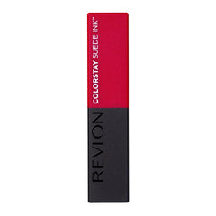 REVLON Lipstick, ColorStay Suede Ink, Built-in Primer, Infused with Vitamin E, Waterproof, Smudgeproof, Matte Color, 017 First Class (Pack of 1)