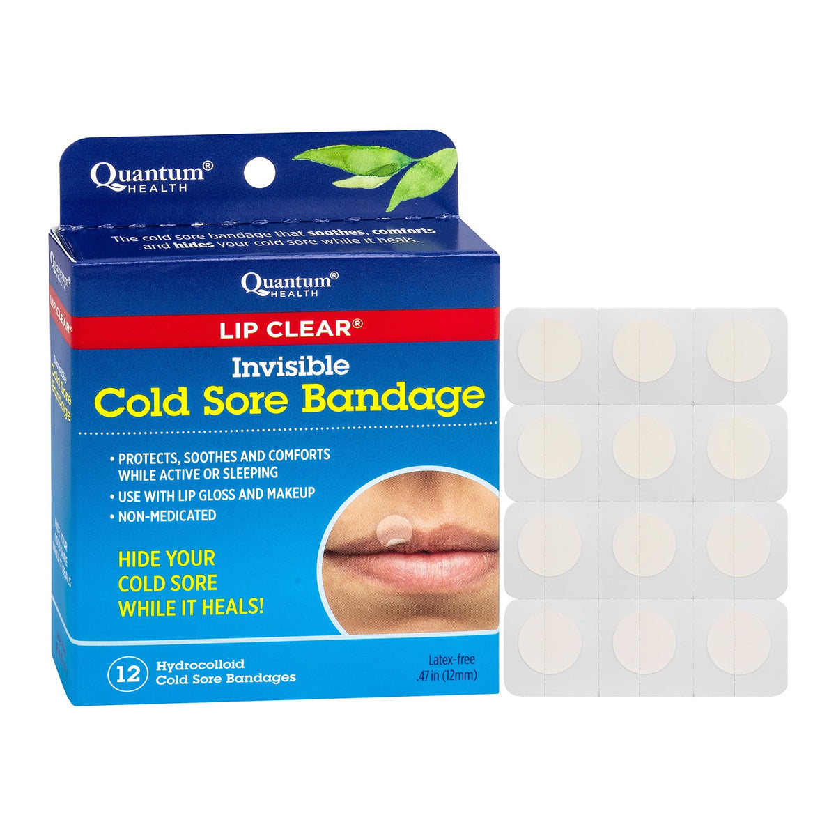 Quantum Health Lip Clear Invisible Cold Sore Bandage