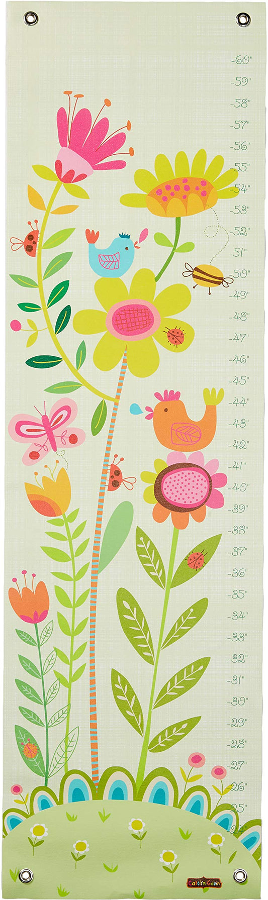 Oopsy Daisy Bloomin' Birdies Growth Chart by Carolyn Gavin, 42" x 12"