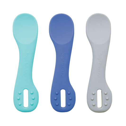 Tiny Twinkle - Silicone Dipper 3 Pack - Boy Set, Ocean