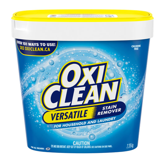 OxiClean All-Purpose Stain Remover Powder for Household, Laundry, Carpet, and Upholstery - Colour Safe, Chlorine Bleach Free, 2.26 kg